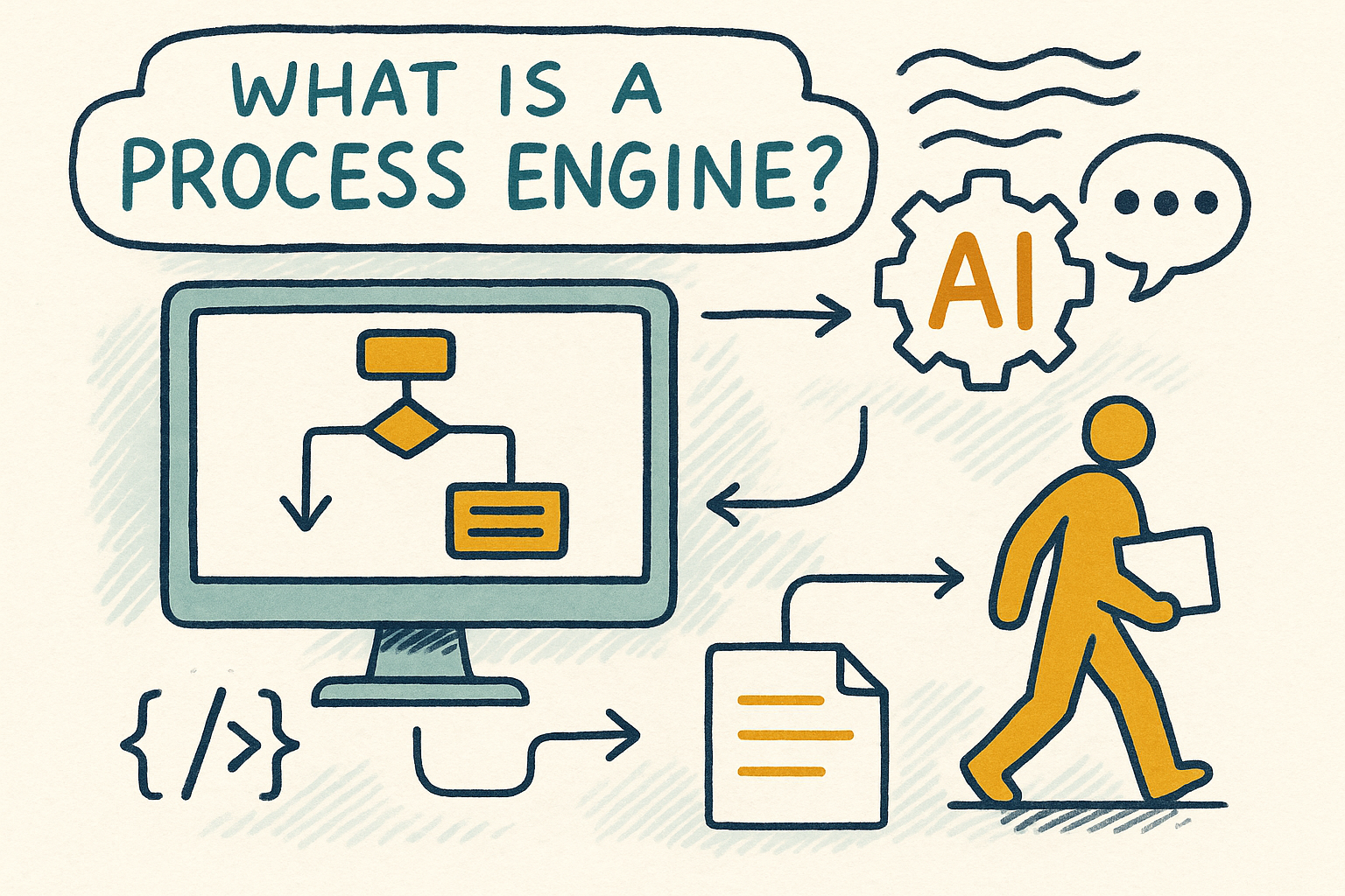 AI Needs a Backbone: The Process Engine as the Architectural Foundation
